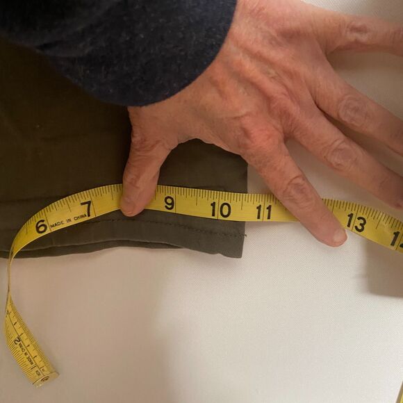 Hot Topic Olive Green Multi-Pocket Girls Cargo Wide Leg Trousers Y2K Size 9 - Picture 6 of 11